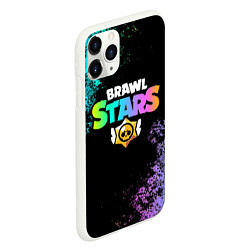 Чехол iPhone 11 Pro матовый Brawl Stars, цвет: 3D-белый — фото 2