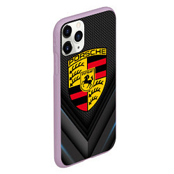Чехол iPhone 11 Pro матовый PORSCHE, цвет: 3D-сиреневый — фото 2
