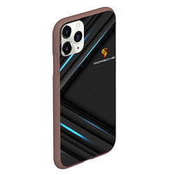 Чехол iPhone 11 Pro матовый PORSCHE, цвет: 3D-коричневый — фото 2