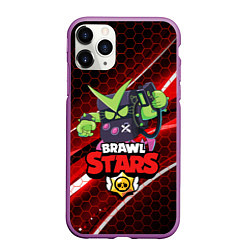 Чехол iPhone 11 Pro матовый BRAWL STARS VIRUS 8-BIT