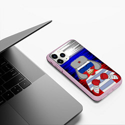Чехол iPhone 11 Pro матовый CountryHumans, цвет: 3D-розовый — фото 2
