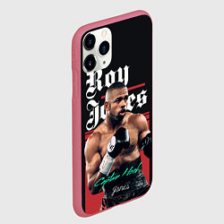 Чехол iPhone 11 Pro матовый Roy Jones, цвет: 3D-малиновый — фото 2