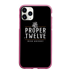 Чехол iPhone 11 Pro матовый Conor McGregor Proper Twelve, цвет: 3D-малиновый