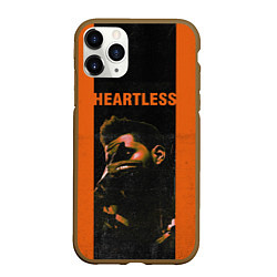 Чехол iPhone 11 Pro матовый HEARTLESS, цвет: 3D-коричневый