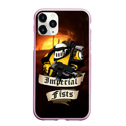 Чехол iPhone 11 Pro матовый Imperial Fists W40000, цвет: 3D-розовый