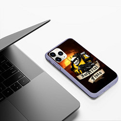 Чехол iPhone 11 Pro матовый Imperial Fists W40000, цвет: 3D-светло-сиреневый — фото 2