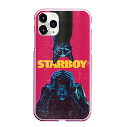 Чехол iPhone 11 Pro матовый STARBOY, цвет: 3D-розовый