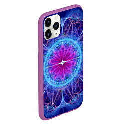 Чехол iPhone 11 Pro матовый Mandala 2, цвет: 3D-фиолетовый — фото 2