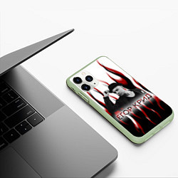 Чехол iPhone 11 Pro матовый Егор Крид, цвет: 3D-салатовый — фото 2