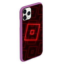 Чехол iPhone 11 Pro матовый Roblox, цвет: 3D-фиолетовый — фото 2