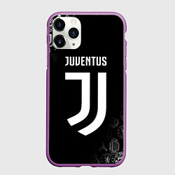 Чехол iPhone 11 Pro матовый JUVENTUS, цвет: 3D-фиолетовый