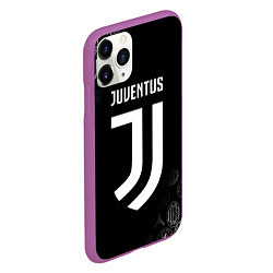 Чехол iPhone 11 Pro матовый JUVENTUS, цвет: 3D-фиолетовый — фото 2