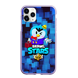 Чехол iPhone 11 Pro матовый BRAWL STARS MRP, цвет: 3D-светло-сиреневый