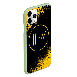 Чехол iPhone 11 Pro матовый TWENTY ONE PILOTS, цвет: 3D-салатовый — фото 2