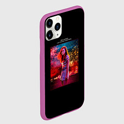 Чехол iPhone 11 Pro матовый Очень странные дела, цвет: 3D-фиолетовый — фото 2