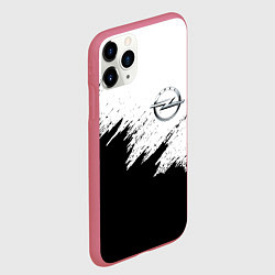 Чехол iPhone 11 Pro матовый Opel, цвет: 3D-малиновый — фото 2