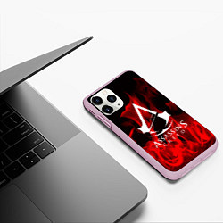 Чехол iPhone 11 Pro матовый ASSASSINS CREED, цвет: 3D-розовый — фото 2