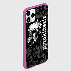 Чехол iPhone 11 Pro матовый Pyrokinesis, цвет: 3D-фиолетовый — фото 2