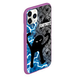 Чехол iPhone 11 Pro матовый ЪУЪ FORTNITE, цвет: 3D-фиолетовый — фото 2