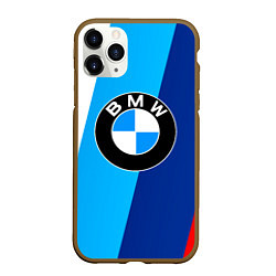 Чехол iPhone 11 Pro матовый BMW, цвет: 3D-коричневый