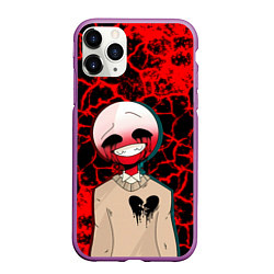 Чехол iPhone 11 Pro матовый CountryHumans, цвет: 3D-фиолетовый