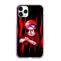 Чехол iPhone 11 Pro матовый CountryHumans, цвет: 3D-розовый