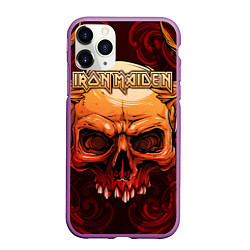 Чехол iPhone 11 Pro матовый Iron Maiden