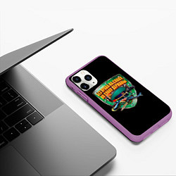 Чехол iPhone 11 Pro матовый Без права на славу во славу державы, цвет: 3D-фиолетовый — фото 2
