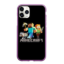 Чехол iPhone 11 Pro матовый MINECRAFT