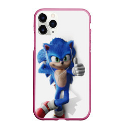 Чехол iPhone 11 Pro матовый SONIC