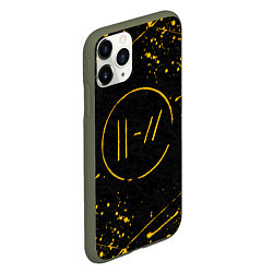 Чехол iPhone 11 Pro матовый TWENTY ONE PILOTS, цвет: 3D-темно-зеленый — фото 2