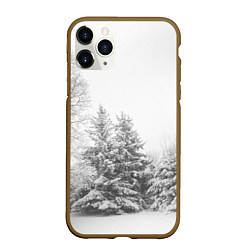 Чехол iPhone 11 Pro матовый Winter Storm