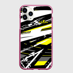 Чехол iPhone 11 Pro матовый Counter-Strike, цвет: 3D-малиновый
