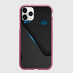 Чехол iPhone 11 Pro матовый Audi RS, цвет: 3D-малиновый