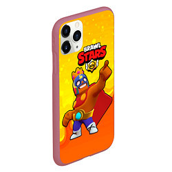 Чехол iPhone 11 Pro матовый Эль Примо brawl stars, цвет: 3D-малиновый — фото 2