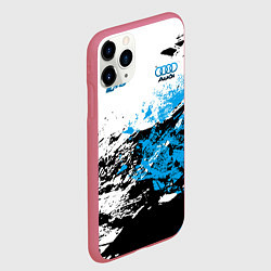 Чехол iPhone 11 Pro матовый Audi RS, цвет: 3D-малиновый — фото 2