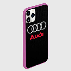 Чехол iPhone 11 Pro матовый AUDI, цвет: 3D-фиолетовый — фото 2
