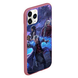 Чехол iPhone 11 Pro матовый DEVIL MAY CRY, цвет: 3D-малиновый — фото 2