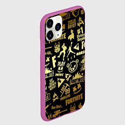 Чехол iPhone 11 Pro матовый FORTNITE, цвет: 3D-фиолетовый — фото 2