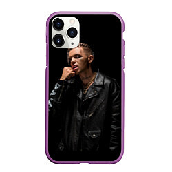 Чехол iPhone 11 Pro матовый Элджей, цвет: 3D-фиолетовый