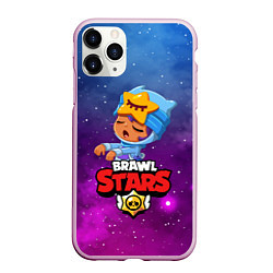 Чехол iPhone 11 Pro матовый BRAWL STARS SANDY, цвет: 3D-розовый