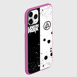 Чехол iPhone 11 Pro матовый LINKIN PARK, цвет: 3D-фиолетовый — фото 2