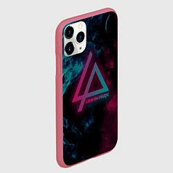 Чехол iPhone 11 Pro матовый LINKIN PARK, цвет: 3D-малиновый — фото 2