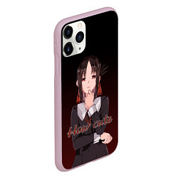 Чехол iPhone 11 Pro матовый Kaguya - How cute, цвет: 3D-розовый — фото 2