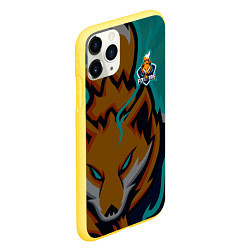 Чехол iPhone 11 Pro матовый Форма Foxfire, цвет: 3D-желтый — фото 2