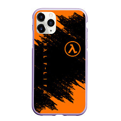 Чехол iPhone 11 Pro матовый HALF-LIFE, цвет: 3D-светло-сиреневый