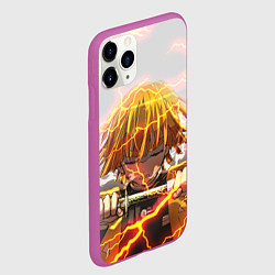 Чехол iPhone 11 Pro матовый KIMETSU NO YAIBA, цвет: 3D-фиолетовый — фото 2