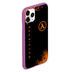 Чехол iPhone 11 Pro матовый HALF-LIFE, цвет: 3D-фиолетовый — фото 2