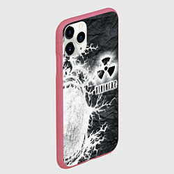 Чехол iPhone 11 Pro матовый Сталкер, цвет: 3D-малиновый — фото 2
