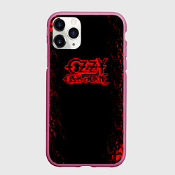 Чехол iPhone 11 Pro матовый Ozzy Osbourne, цвет: 3D-малиновый